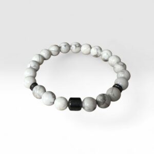 Anointed Howlite Beaded Bracelet