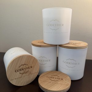 8 oz GodlyHer Candles w/Cotton Wick