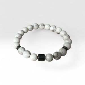 Anointed Howlite Beaded Bracelet