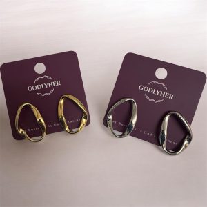 GodlyHer Organic Hoop Style Earrings